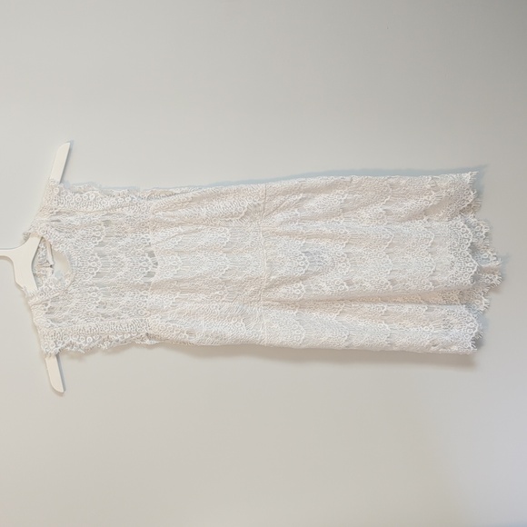 NWT intimately Free People lace mock neck white wedding engagement dress. - Picture 1 of 5